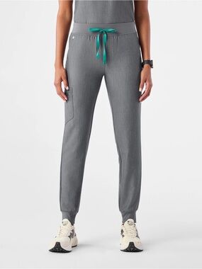 Figs Zamora Jogger Style Graphite Scrub Pants, Size L
